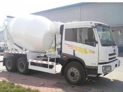FAW J5M 6*4 9M3 Concrete Mixer Truck 